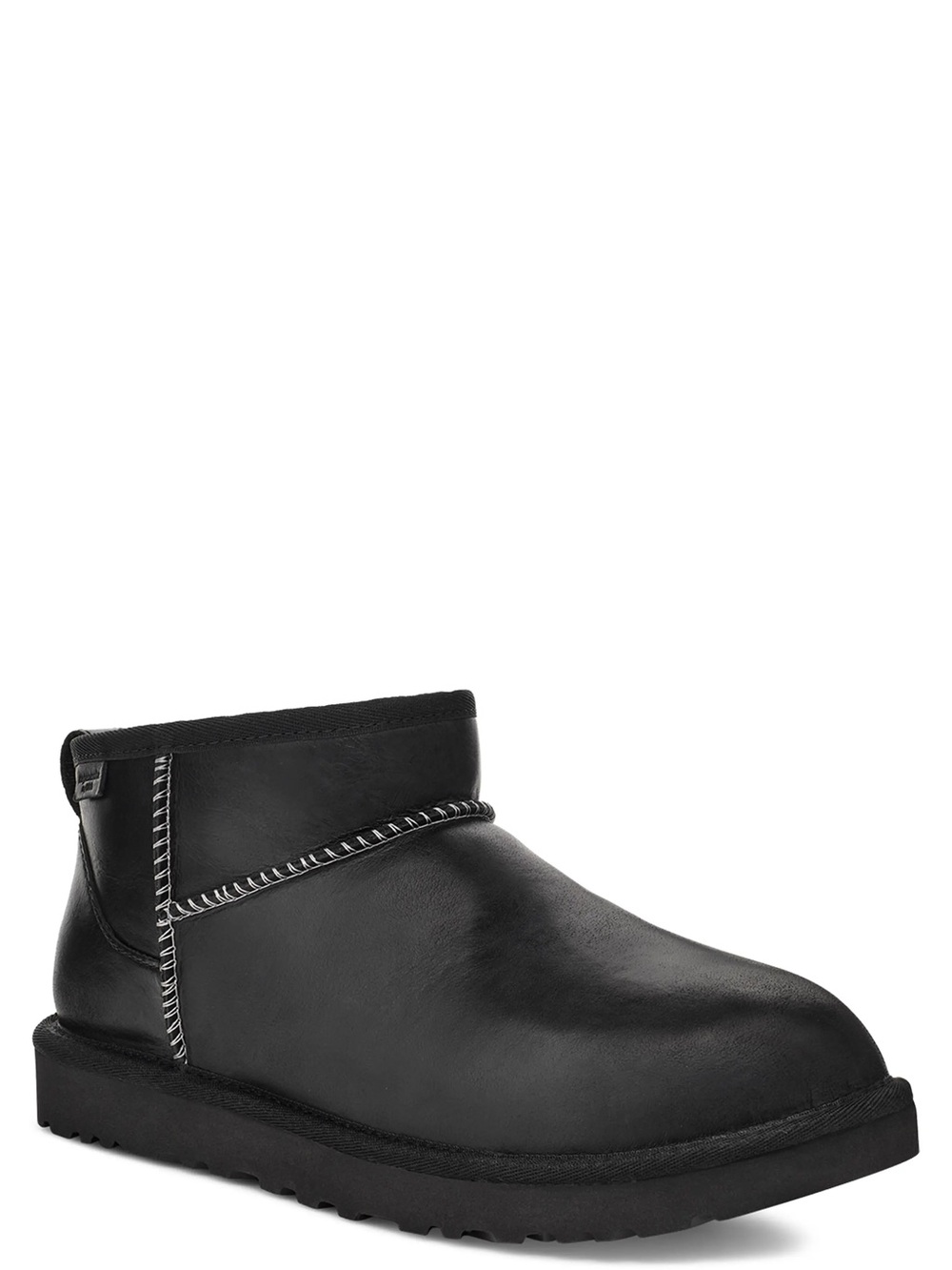 Ugg Classic Regenerate Mini Waterproof Black Leather Boots